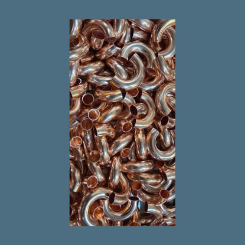 Copper U Bend with Rings